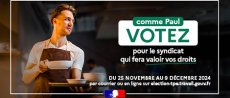 Élection syndicale TPE : Clôture du scrutin le 9 décembre à 17H00