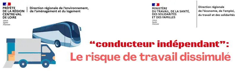 Couverture de la fiche conducteur indépendant "le risque de travail dissimulé"